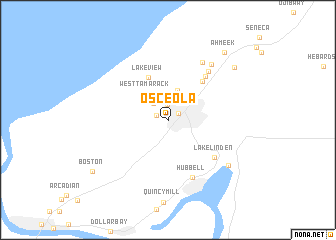 map of Osceola