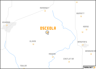 map of Osceola