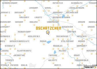 map of Oschätzchen
