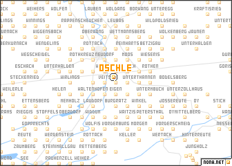 map of Öschle