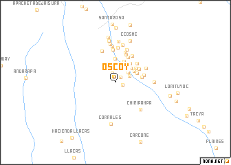 map of Oscoy