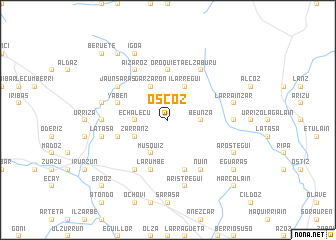 map of Oscoz