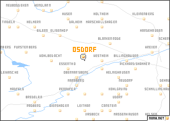 map of Ösdorf