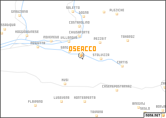 map of Oseacco