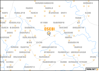 map of Osebi