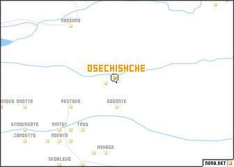 map of Osechishche