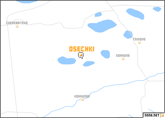 map of Osechki