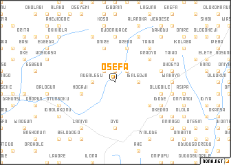 map of Osefa