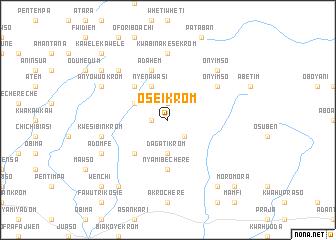 map of Oseikrom