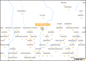 map of Oseikrom