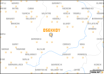 map of Öşekköy