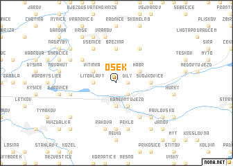 map of Osek