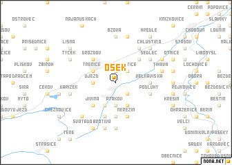 map of Osek