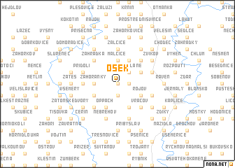 map of Osek