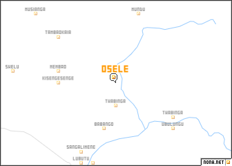 map of Osele