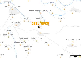 map of Oselʼyevka