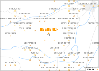 map of Osenbach