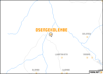 map of Osenge-Kolembe