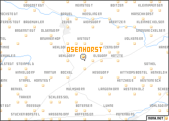 map of Osenhorst