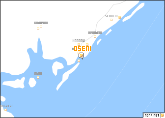 map of Oseni
