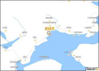 map of Osen