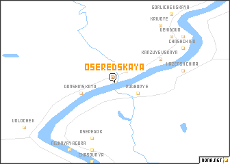 map of Oseredskaya