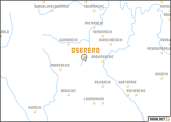 map of Oserero