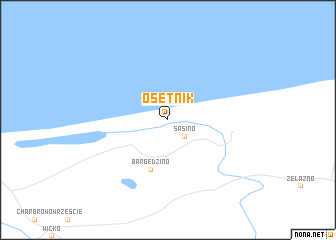 map of Osetnik