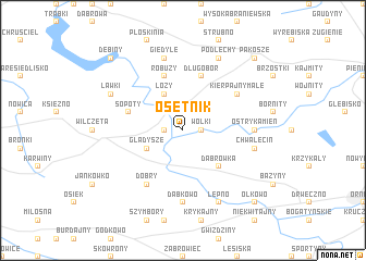 map of Osetnik