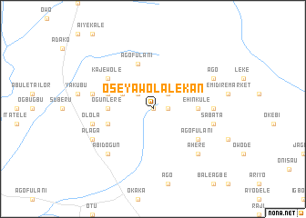 map of Oseyawo Lalekan