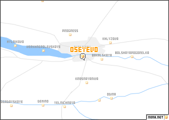map of Oseyevo
