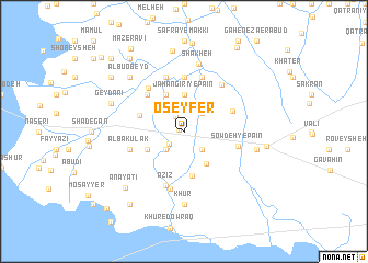 map of Oseyfer