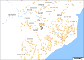 map of Ose