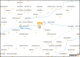 map of Øse