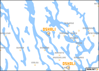 map of Oshali