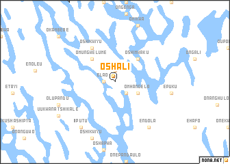 map of Oshali
