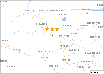 map of Oshane