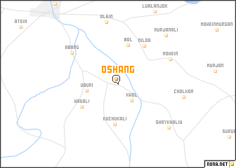map of Oshang