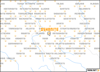 map of Oshanite