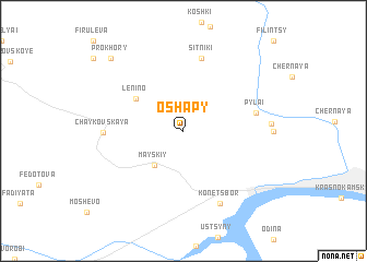 map of Oshapy