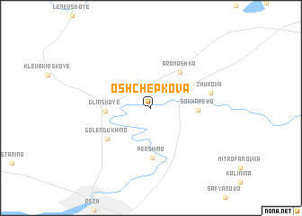 map of Oshchepkova