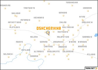 map of Oshcherikha