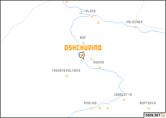 map of Oshchurino