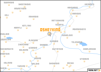 map of Osheykino