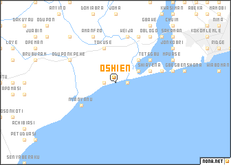 map of Oshien