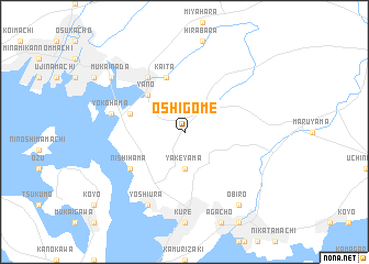 map of Oshigome