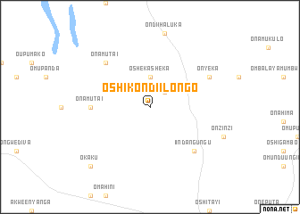 map of Oshikondiilongo
