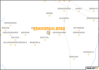 map of Oshikondiilongo