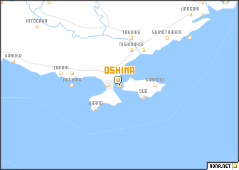 map of Ōshima