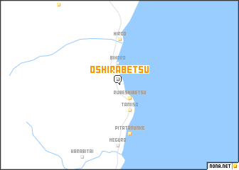 map of Oshirabetsu